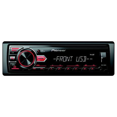 Auto Rádio Pioneer MVH-98UB USB AUX Sem Controle Menor preço em Auto Rádio Pioneer MVH-98UB USB AUX Sem Controle