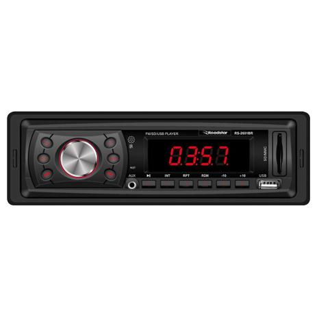 Auto Radio Roadstar MP3 RS2601BR 4X25RMS USB / FM / Auxiliar com Controle Menor preço em Auto Radio Roadstar MP3 RS2601BR 4X25RMS USB / FM / Auxiliar com Controle