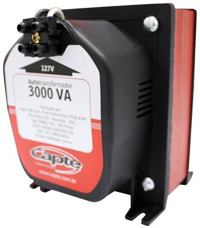 Auto transformador 3000VA/ 2100W Borne 110V/220V Tripolar Capte Menor preço em Auto transformador 3000VA/ 2100W Borne 110V/220V Tripolar Capte