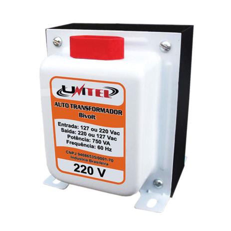 Auto Transformador 60 Hz Serie Ouro Bivolt 750va Unitel Menor preço em Auto Transformador 60 Hz Serie Ouro Bivolt 750va Unitel