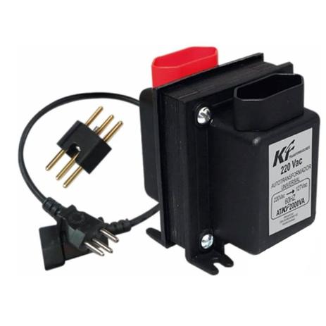 Auto transformador AT-500 VA Bivolt KF - KF Transformadores Menor preço em Auto transformador AT-500 VA Bivolt KF - KF Transformadores