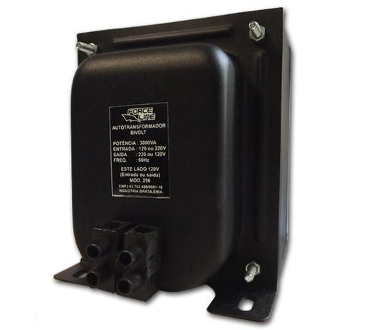 Auto Transformador Autotrafo - 3000VA - Force Line. Menor preço em Auto Transformador Autotrafo - 3000VA - Force Line.