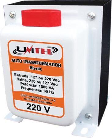 Auto Transformador Bivolt - Serie Ouro - 1500VA - Unitel Menor preço em Auto Transformador Bivolt - Serie Ouro - 1500VA - Unitel