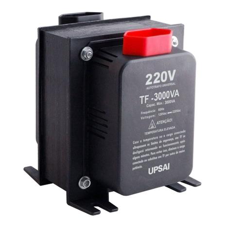 Auto Transformador de Voltagem Conversor 3000va Automático Bivolt 110v / 220v ou 220v / 110v Upsai 51000300 Menor preço em Auto Transformador de Voltagem Conversor 3000va Automático Bivolt 110v / 220v ou 220v / 110v Upsai 51000300