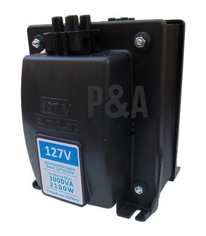 Auto Transformador Maxx Fort 3000va Bivolt 127 220 2100w Menor preço em Auto Transformador Maxx Fort 3000va Bivolt 127 220 2100w