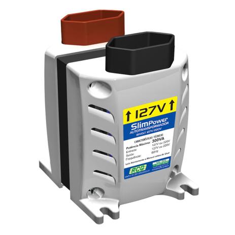 Auto Transformador RCG Slim Power 300VA Bivolt Menor preço em Auto Transformador RCG Slim Power 300VA Bivolt