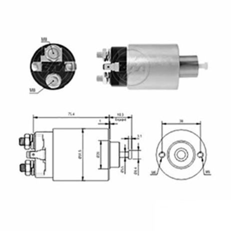 Automático Motor de Partida L200 PAJETO (ZM4993) Menor preço em Automático Motor de Partida L200 PAJETO (ZM4993)