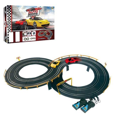 Autorama eletrico pista de corrida com 2 carros e sinalização completa - Gimp Menor preço em Autorama eletrico pista de corrida com 2 carros e sinalização completa - Gimp