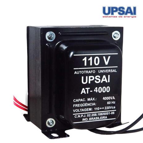 Autotransformador AT-4000VA Bivolt 51020400 Upsai Menor preço em Autotransformador AT-4000VA Bivolt 51020400 Upsai