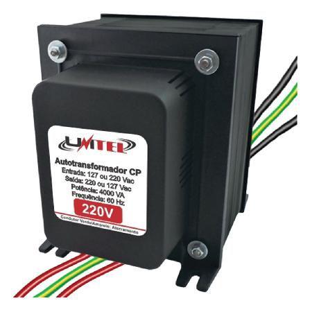 Autotransformador Bivolt 4000VA Serie Corpo Plastico - Unitel Menor preço em Autotransformador Bivolt 4000VA Serie Corpo Plastico - Unitel