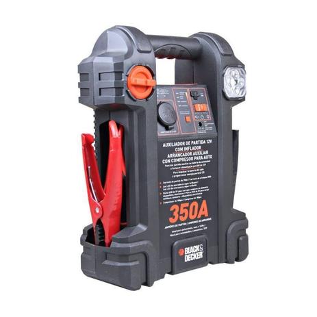 Auxiliar de Partida 12V 350A Bivolt Black + Decker JS350CC Menor preço em Auxiliar de Partida 12V 350A Bivolt Black + Decker JS350CC