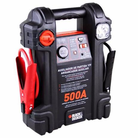 Auxiliar De Partida Black E Decker- 500a Js500s 12v Bivolt - Black+decker Menor preço em Auxiliar De Partida Black E Decker- 500a Js500s 12v Bivolt - Black+decker