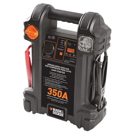 Auxiliar De Partida Inflador 350a Js350 12v Biv Black Decker Menor preço em Auxiliar De Partida Inflador 350a Js350 12v Biv Black Decker