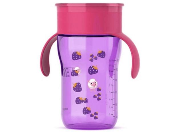 Avent copo natural 340ml 12m roxo Menor preço em Avent copo natural 340ml 12m roxo