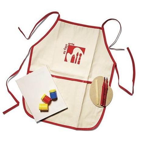 Avental Infantil Kit Artista - Alegria Sem Bateria Menor preço em Avental Infantil Kit Artista - Alegria Sem Bateria