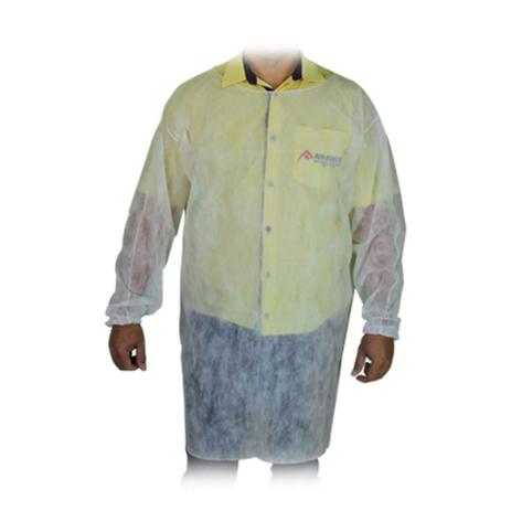 Avental Tunica Descartavel M/longa Tnt Branco C/10 Unidade - Aradesc Menor preço em Avental Tunica Descartavel M/longa Tnt Branco C/10 Unidade - Aradesc