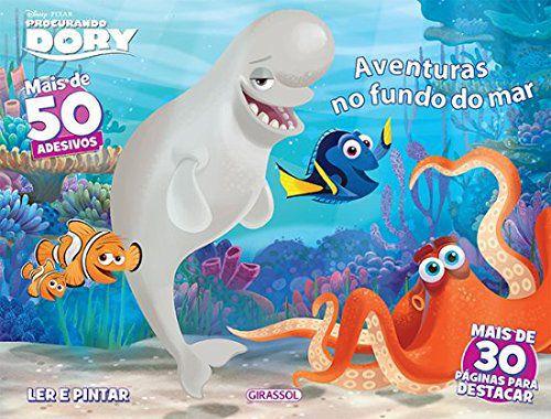 Aventuras no fundo do mar: Col. Ler e pintar - Disney Pixar - Girassol Menor preço em Aventuras no fundo do mar: Col. Ler e pintar - Disney Pixar - Girassol