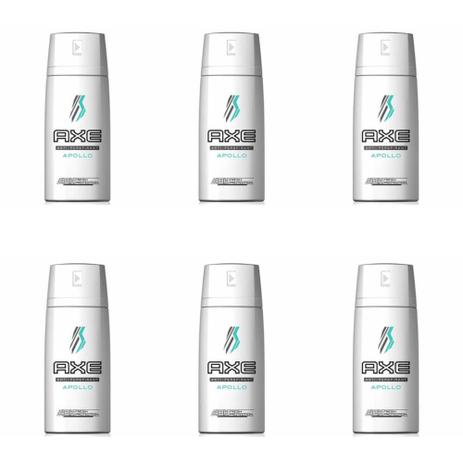 Axe Masculino Desodorante Aerosol Apollo 90g (Kit C/06) Menor preço em Axe Masculino Desodorante Aerosol Apollo 90g (Kit C/06)