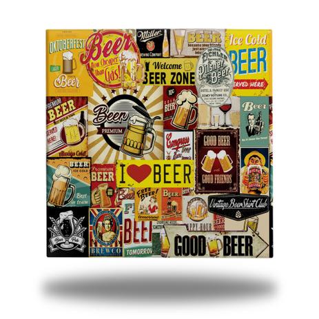 Azulejo Quadro Decorativo Cerveja Churrasco 15x15cm + Suporte - RYLLO Menor preço em Azulejo Quadro Decorativo Cerveja Churrasco 15x15cm + Suporte - RYLLO