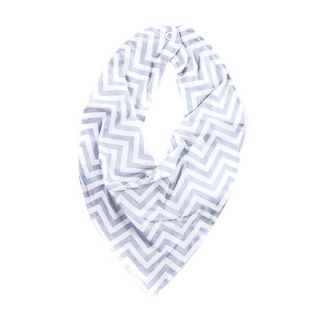 Babador Bandana Chevron Cinza e Branco Fecho Botão - A. constantini enxoval de bebê Menor preço em Babador Bandana Chevron Cinza e Branco Fecho Botão - A. constantini enxoval de bebê