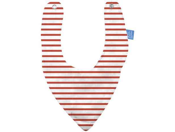 Babador Bandana Listras Fecho Botão - Multikids Baby Menor preço em Babador Bandana Listras Fecho Botão - Multikids Baby