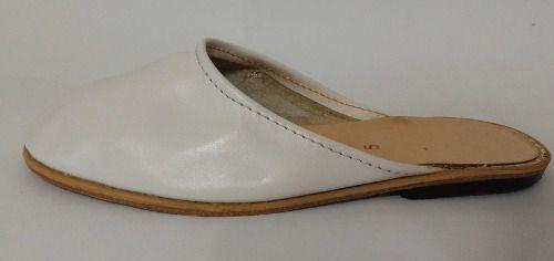 babuche de couro feminino