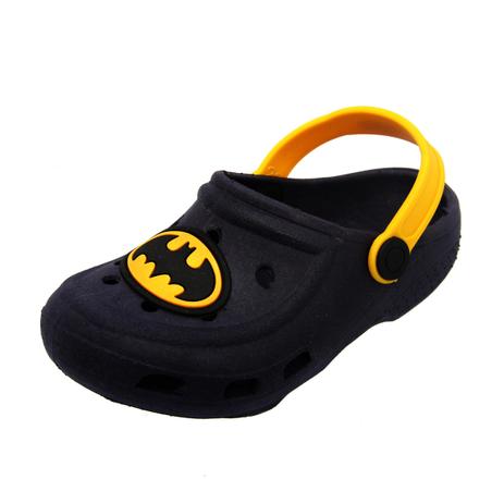 Babuche Papete Infantil Sandalia Crocs Batman Selten Menor preço em Babuche Papete Infantil Sandalia Crocs Batman Selten
