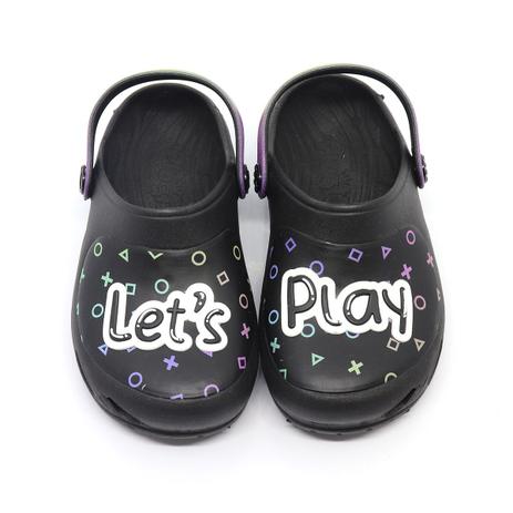 Babuche Plugt Ventor Kids Menina Gamer Preto 89.062 Menor preço em Babuche Plugt Ventor Kids Menina Gamer Preto 89.062
