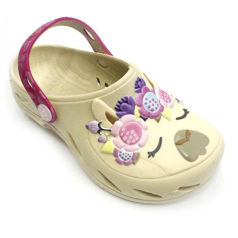 Babuche Plugt Ventor Lhama Floral Infantil Menor preço em Babuche Plugt Ventor Lhama Floral Infantil