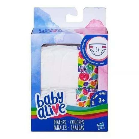 Baby Alive Refil Fralda Boneca 6 Unidades Hasbro Menor preço em Baby Alive Refil Fralda Boneca 6 Unidades Hasbro
