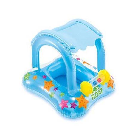 Baby Bote Inflavel Kiddie Com Cobertura Azul - Intex Menor preço em Baby Bote Inflavel Kiddie Com Cobertura Azul - Intex