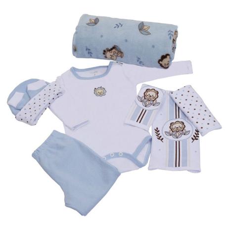 Baby Kit Nuvenzinha 8 Peças - Azul - Colibri Menor preço em Baby Kit Nuvenzinha 8 Peças - Azul - Colibri