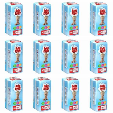 Baby Roger Clássica Fralda Infantil Xg C/7 (Kit C/12) Menor preço em Baby Roger Clássica Fralda Infantil Xg C/7 (Kit C/12)