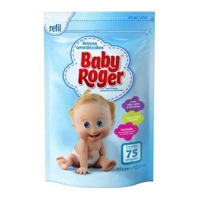 Baby Roger Refil Lenços Umedecidos C/75 Menor preço em Baby Roger Refil Lenços Umedecidos C/75