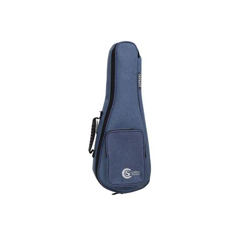 Bag Ukulele Soprano Confort Custom Sound UKS DB Azul Escuro Menor preço em Bag Ukulele Soprano Confort Custom Sound UKS DB Azul Escuro