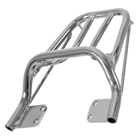 Bagageiro Cromado Apache 150 Dafra Aço Tubular Cromo Forte Menor preço em Bagageiro Cromado Apache 150 Dafra Aço Tubular Cromo Forte