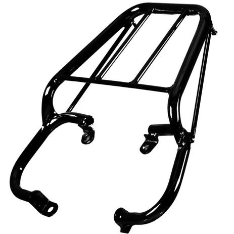 Bagageiro Preto Aço Tubular Cbx 200 Strada Cromo Forte Menor preço em Bagageiro Preto Aço Tubular Cbx 200 Strada Cromo Forte