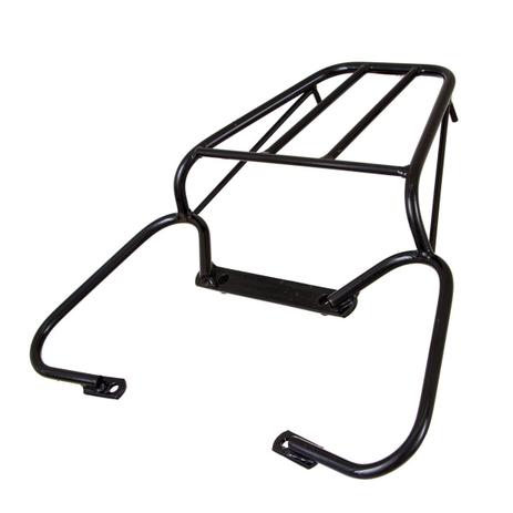 Bagageiro Sansão Para NX 400 Falcon Preto Cromo Forte Menor preço em Bagageiro Sansão Para NX 400 Falcon Preto Cromo Forte