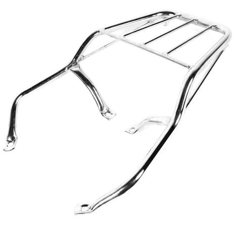 Bagageiro Tubular Biz 125 E 110 Cromado Cromo Forte Menor preço em Bagageiro Tubular Biz 125 E 110 Cromado Cromo Forte