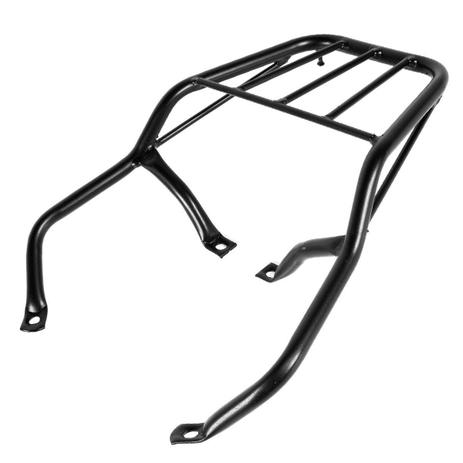 Bagageiro Tubular Para Biz 100 Preto Cromo Forte Menor preço em Bagageiro Tubular Para Biz 100 Preto Cromo Forte