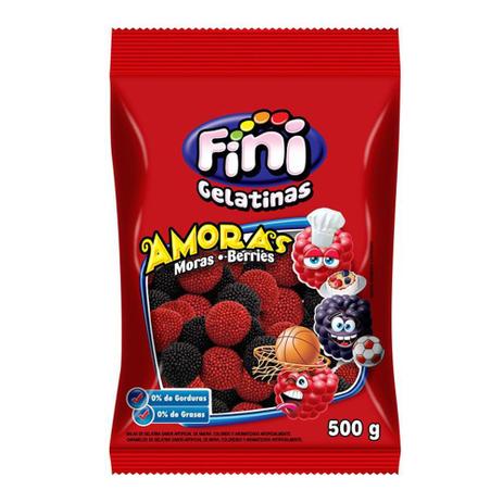 Bala De Gelatina Amoras 500gr - Fini Menor preço em Bala De Gelatina Amoras 500gr - Fini