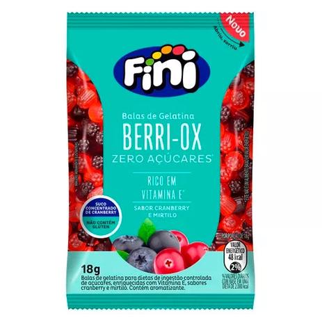 Bala De Gelatina Fini Berri-Ox Sem Açucar 18g é boa?