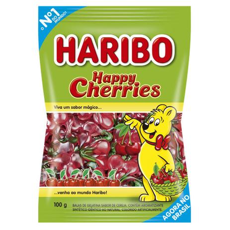 Bala de Gelatina Happy Cherries 100g - Haribo é boa?