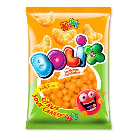 Bala de Goma Bolinha Azedinha Tangerina 70g Bolix - Festabox Menor preço em Bala de Goma Bolinha Azedinha Tangerina 70g Bolix - Festabox
