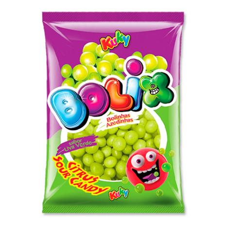 Bala de Goma Bolinha Azedinha Uva Verde 70g Bolix - Festabox Menor preço em Bala de Goma Bolinha Azedinha Uva Verde 70g Bolix - Festabox