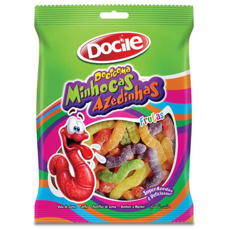 Bala de Goma Minhocas Azedinhas 225g - Docile é boa?