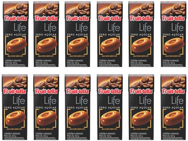 Bala Fruittella Life Café sem Açúcar - 226,8g Flip Top 12 Unidades Menor preço em Bala Fruittella Life Café sem Açúcar - 226,8g Flip Top 12 Unidades
