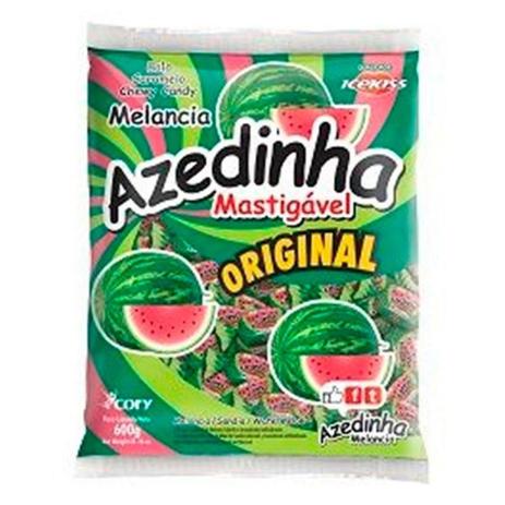 Bala Mastigável Azedinha Melancia Ice Kiss 600g - Cory é boa?