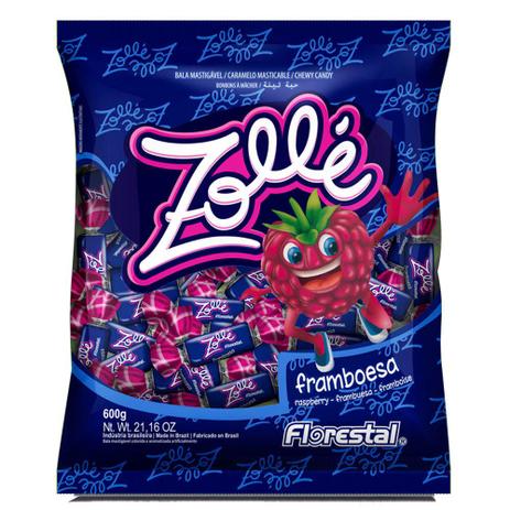 Bala Mastigável Framboesa Zolle 600g - Florestal Menor preço em Bala Mastigável Framboesa Zolle 600g - Florestal