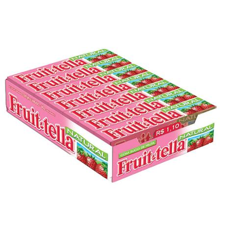 Bala Mastigável Fruittella Morango c/16 - Perfetti Menor preço em Bala Mastigável Fruittella Morango c/16 - Perfetti